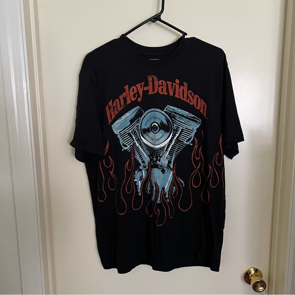 Harley Davidson motor company engine shirt